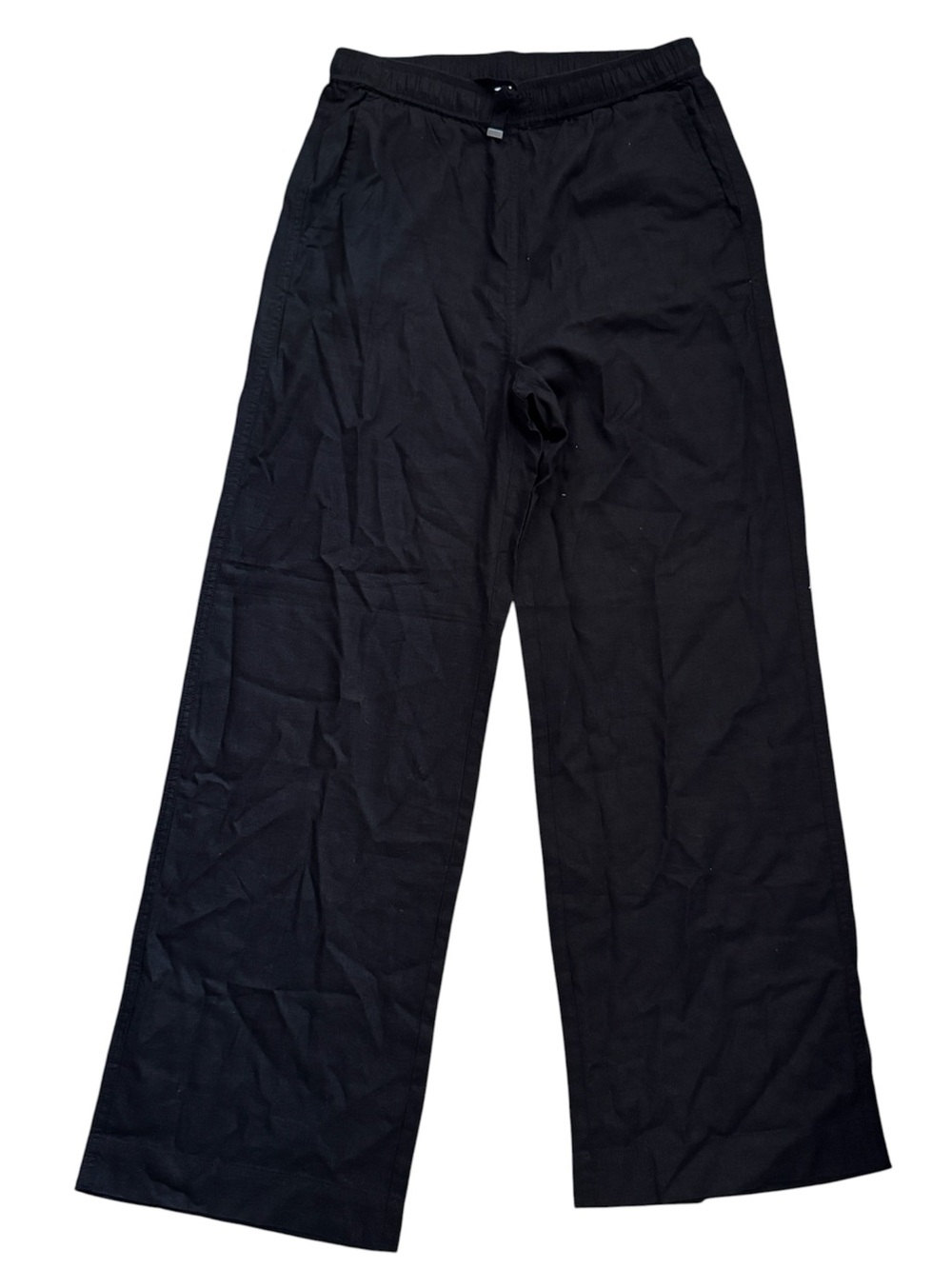 InWear AmosIW Linen Blend Black Pull-On Pants Sz 6